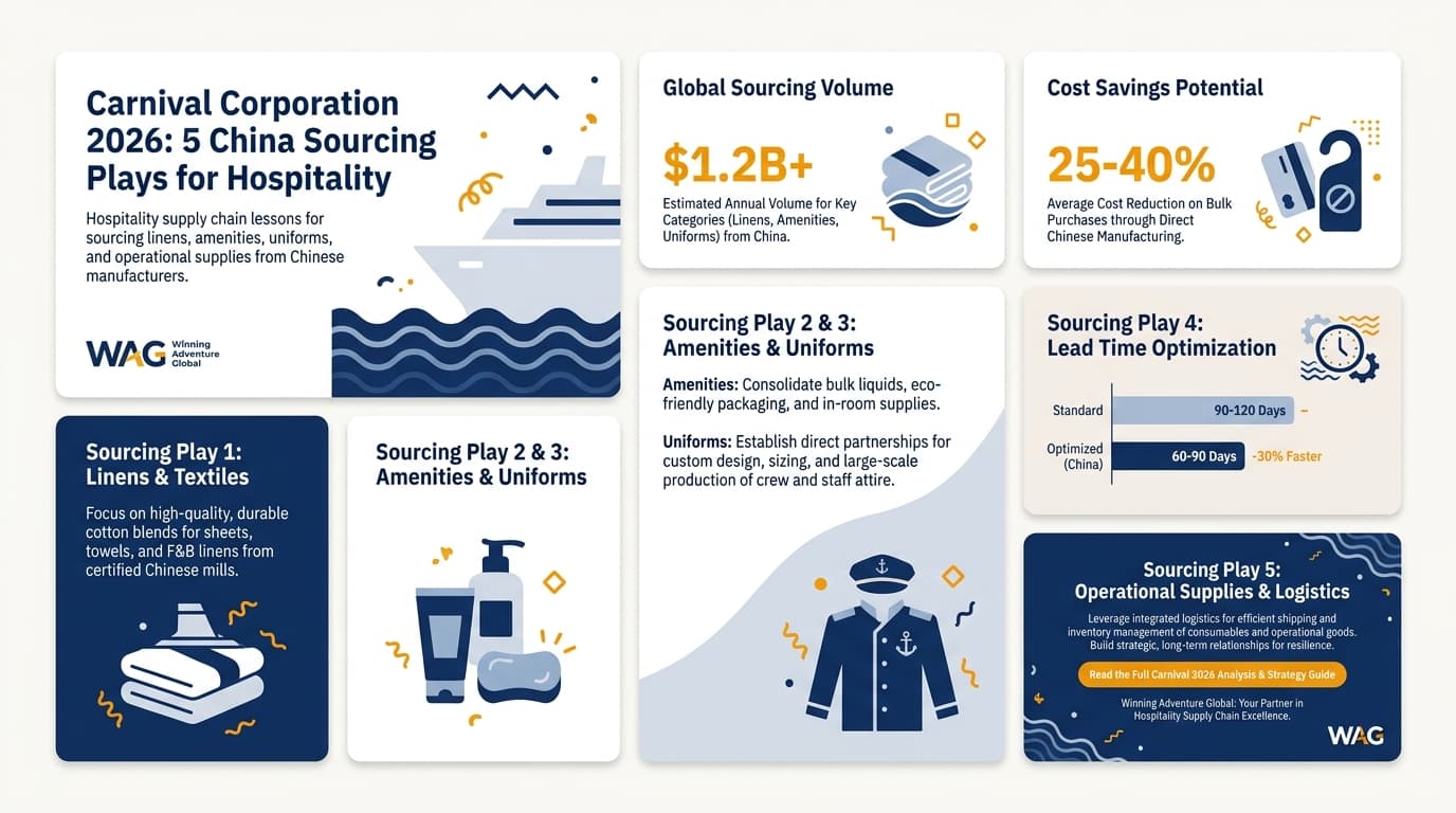 Carnival Corporation 2026: 5 China Sourcing Plays for Hotels