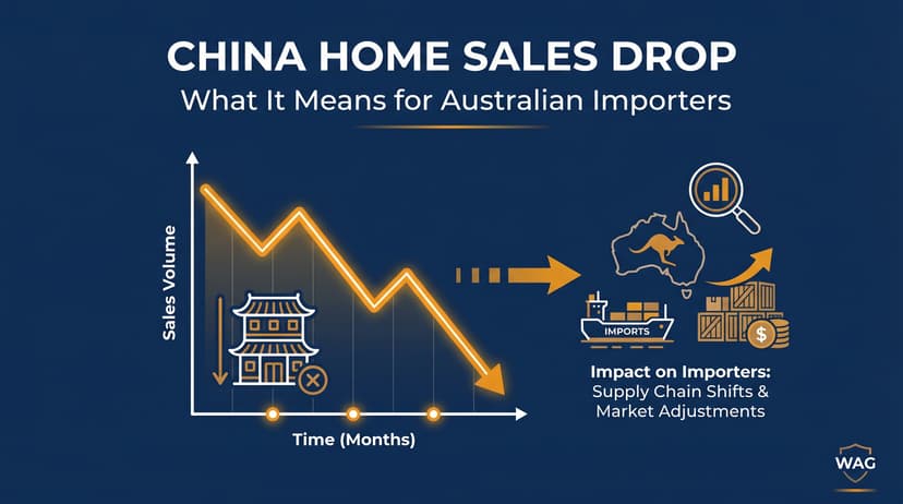 China New Home Sales Drop: What It Means for Australian Importers