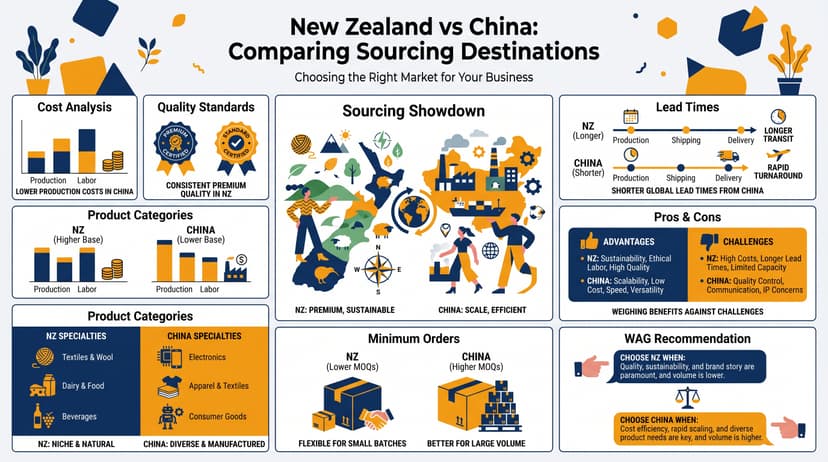 New Zealand vs China Sourcing: A Practical Framework for Australian Businesses