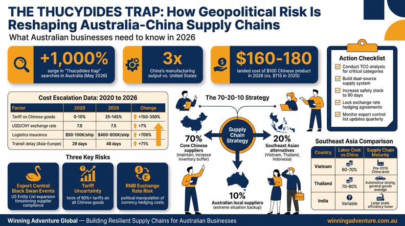 The Thucydides Trap and Australia-China Supply Chains: How Australian Businesses Can Find Stability in Geopolitical Uncertainty